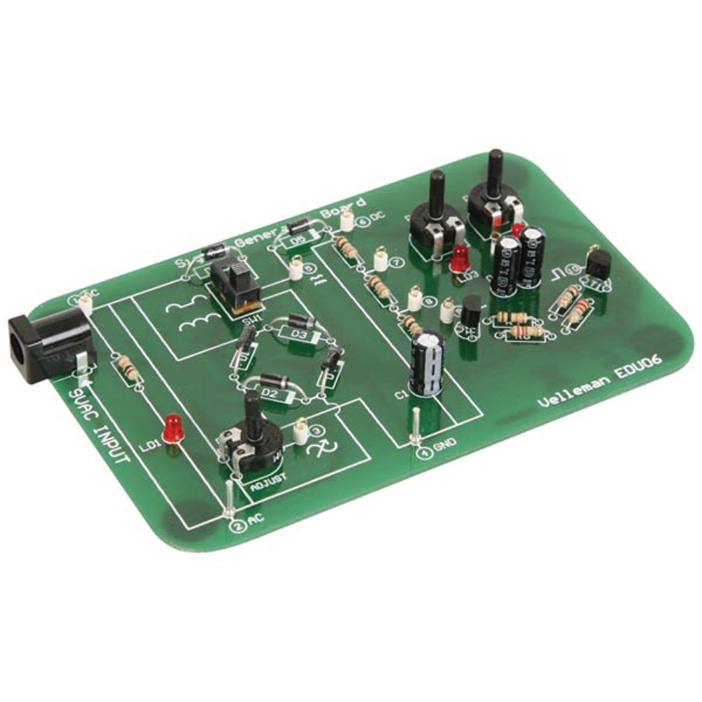 Velleman Oscilloscope Tutor Kit - Generate Safe 'Real-World' Signals to Measure by Whadda