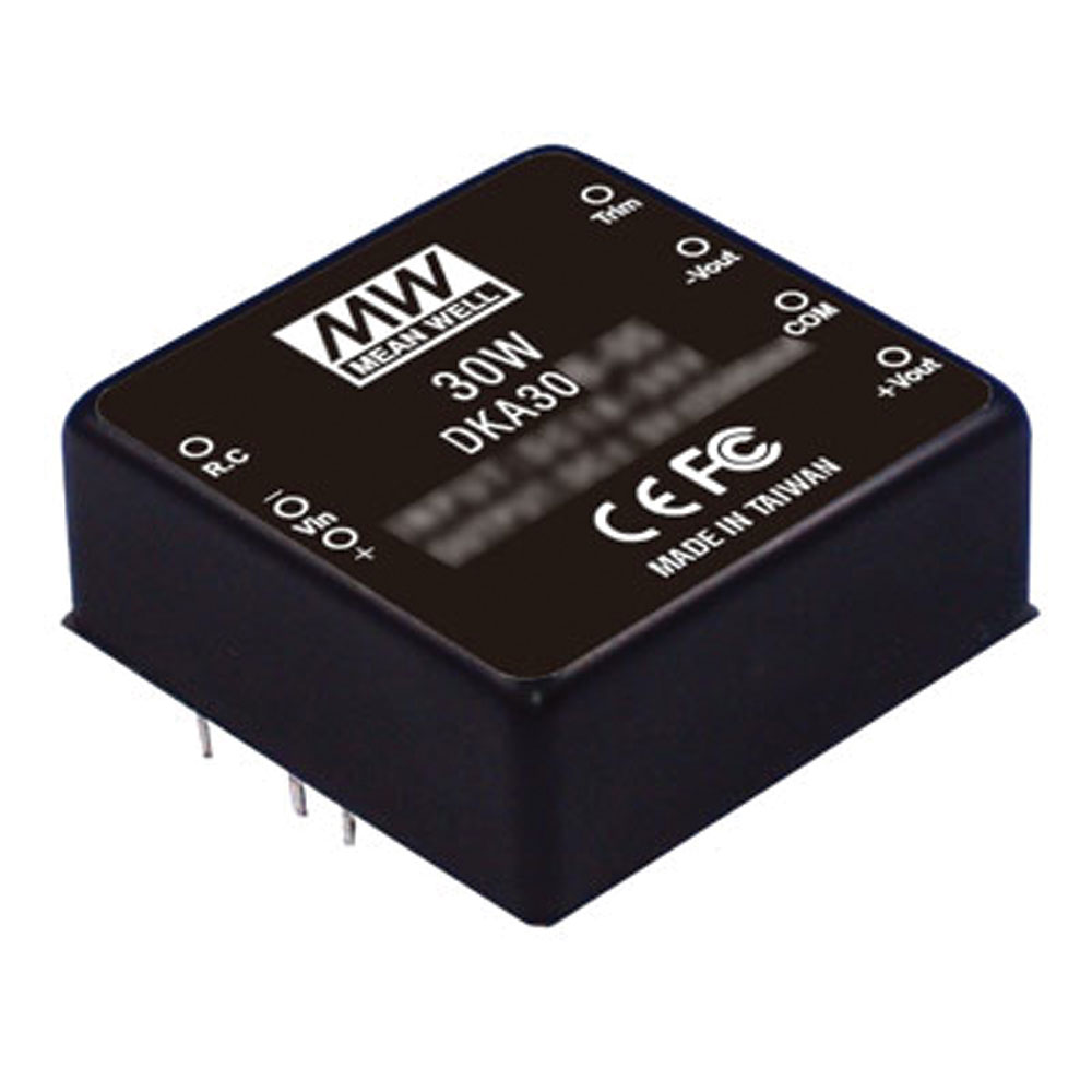 30W Dual Output DC-DC Converter 12 Volts @ 1.25 Amps 36-72VDC