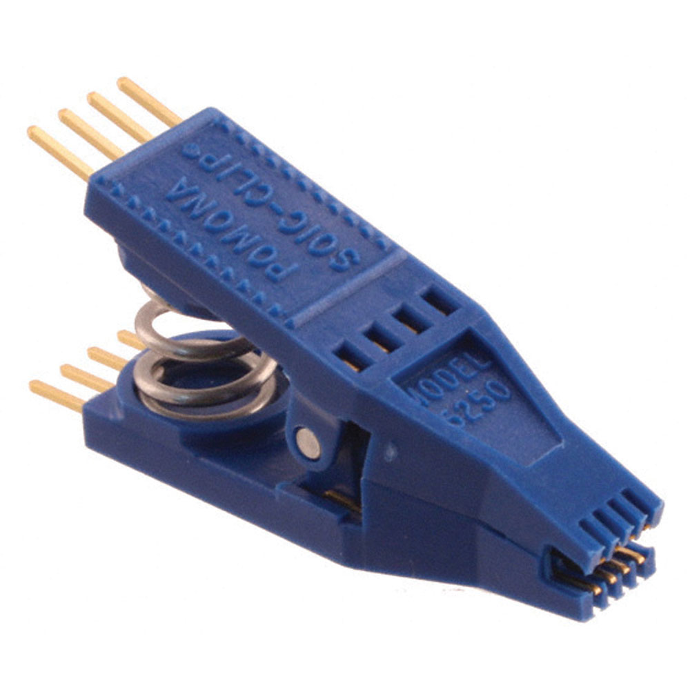 8-Pin Gold Plated SOIC Clip Test Clip with 0.1" Lead Spacing