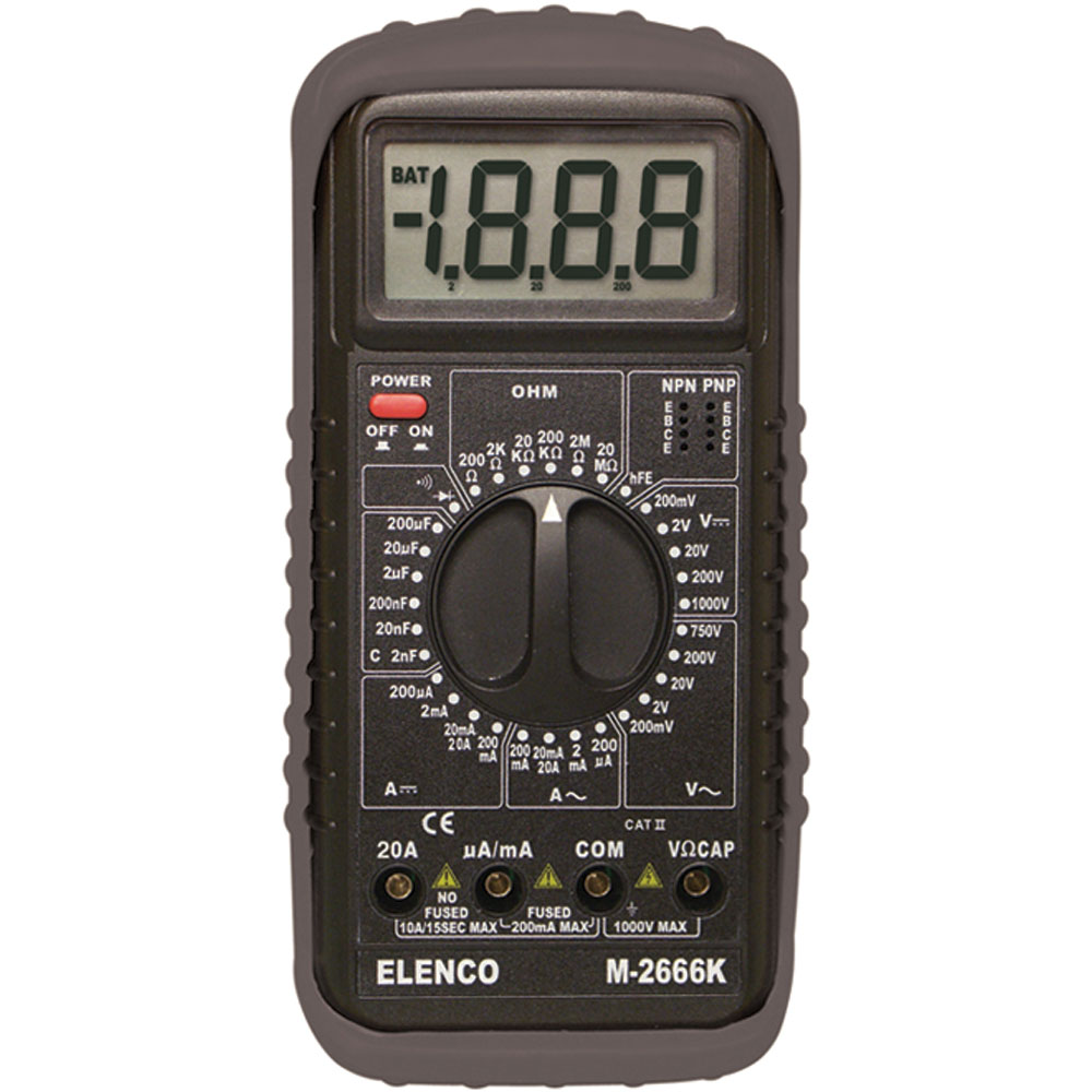 3.5 Digit Deluxe Full Function Digital Multimeter Kit Soldering Required