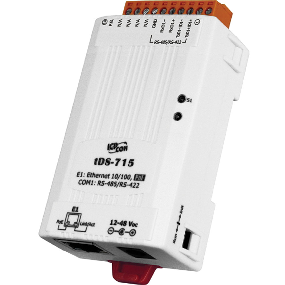 TINY SERIAL/ETHERNET DEVICE SERVR W/ POE,2w RS485,4w RS422