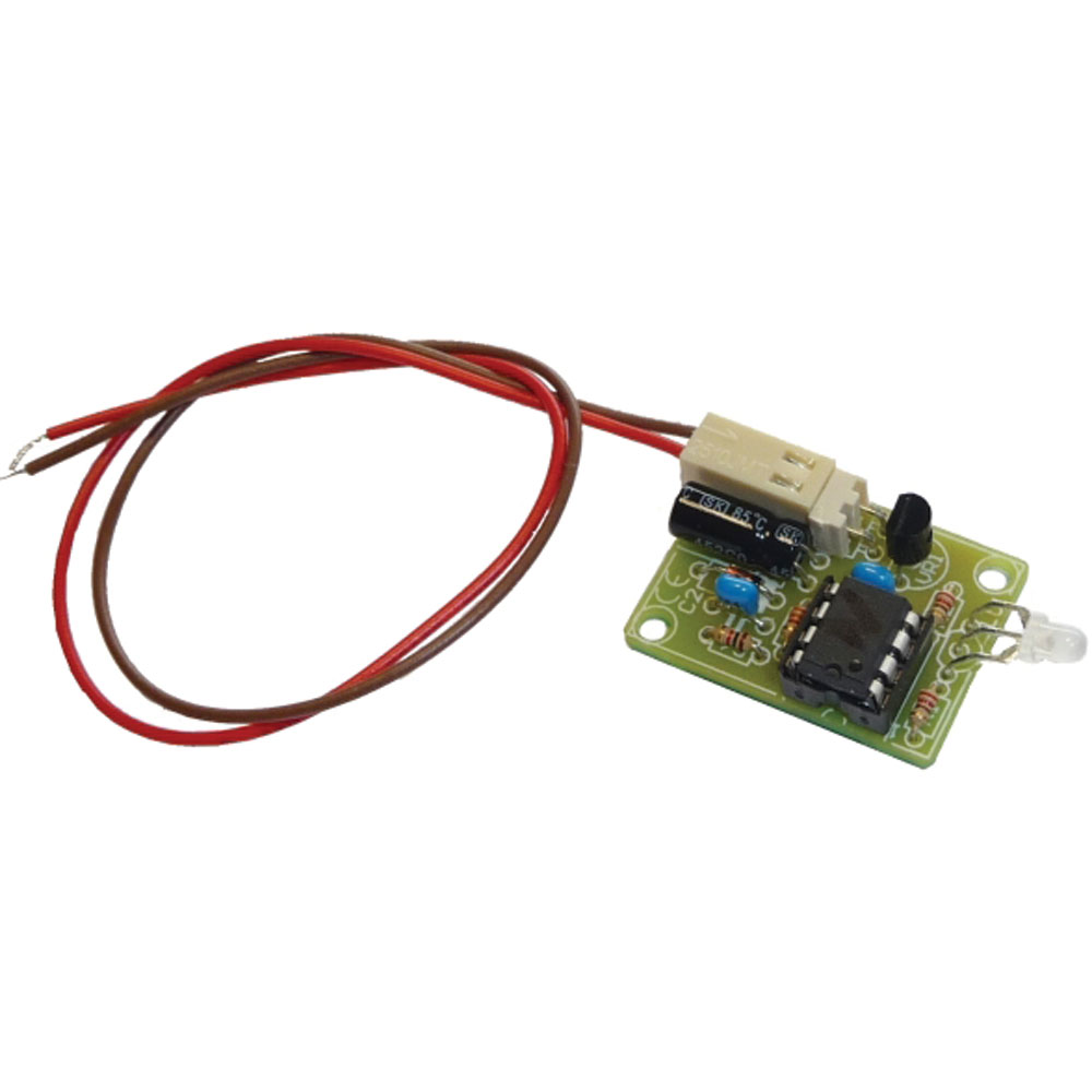 Velleman 12V Car Battery Monitor Kit with 2 Wires and LEDs by Whadda