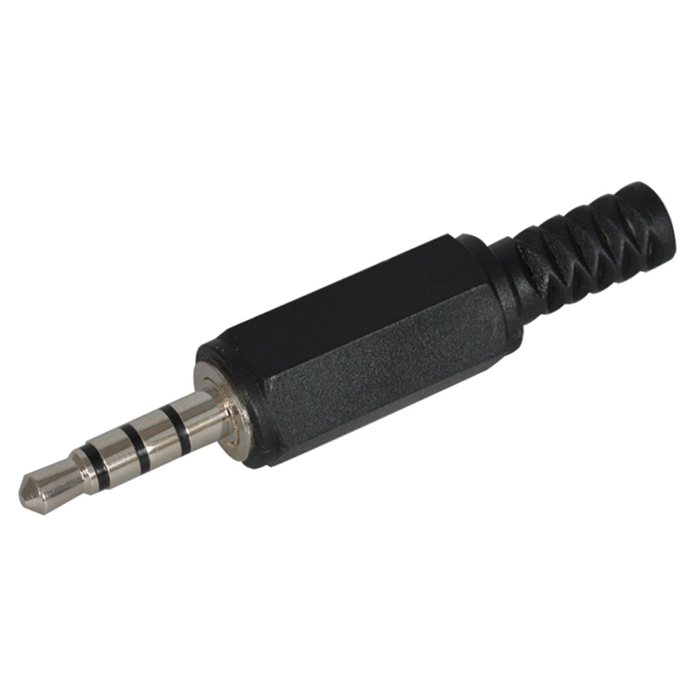 3.5mm 4-Pole TRRS Stereo Phone Plug