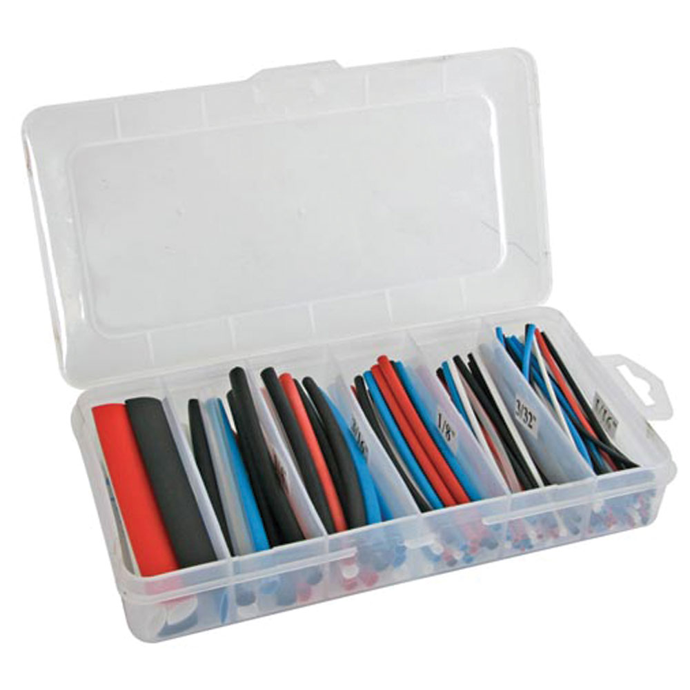 170 Piece 100mm Polyolefin Heat Shrink Tubing Kit - Assorted Colors and Diameters
