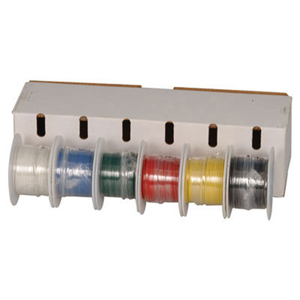 22AWG Stranded Tinned-Copper Hook-Up Wire Assortment 100Ft