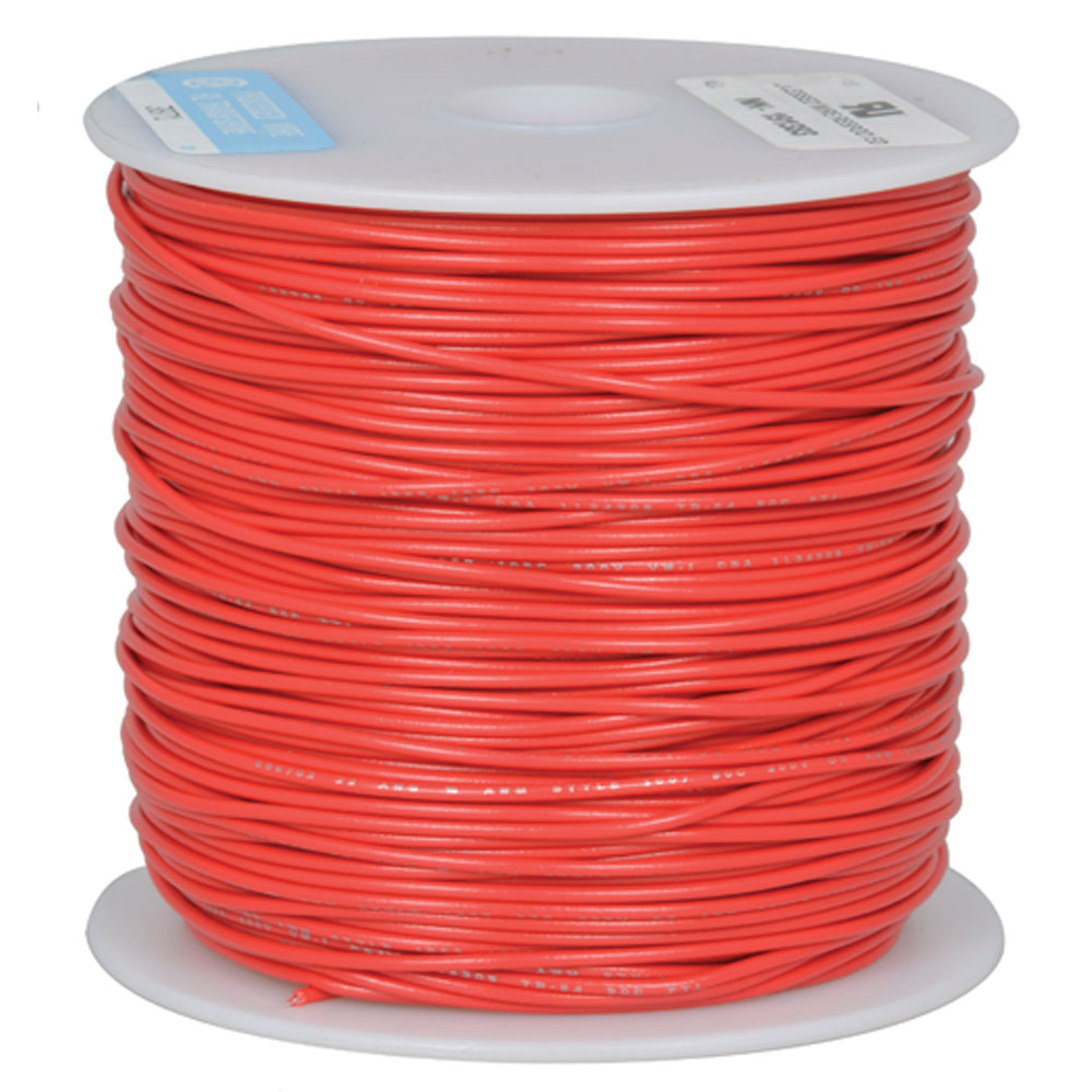500 ft. 28 AWG Dual-Rated Stranded Hook-Up Wire - Red