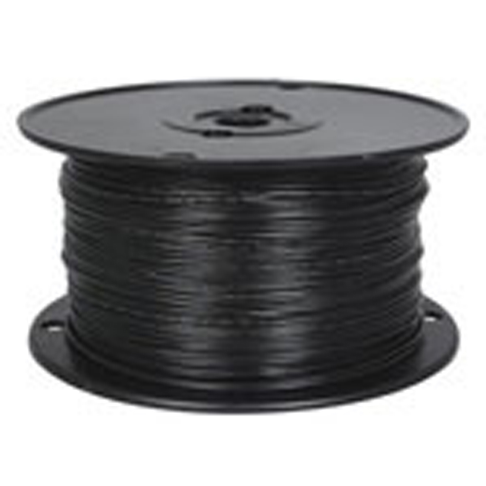 18 AWG Black Stranded Tinned-Copper Hook-Up Wire 500 Feet