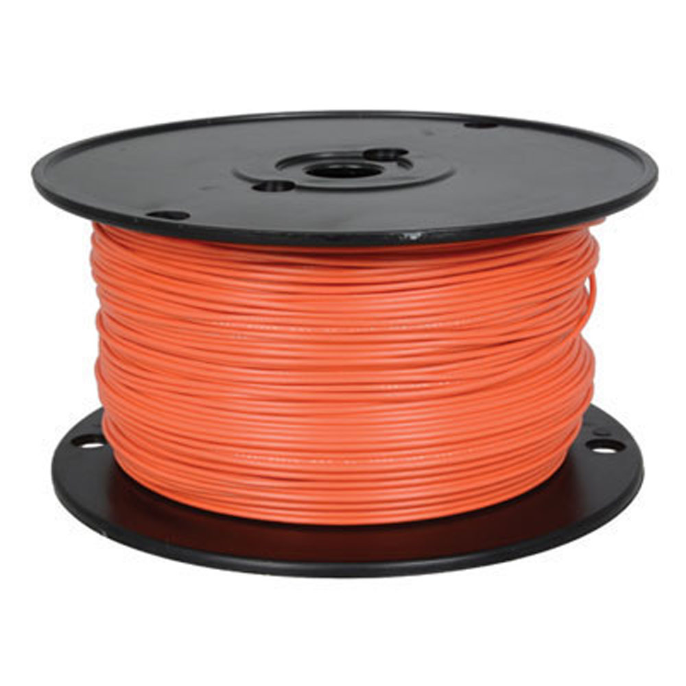 Hookup Wire Orange 500' 16 AWG Stranded PVC Ul1007/Ul1569