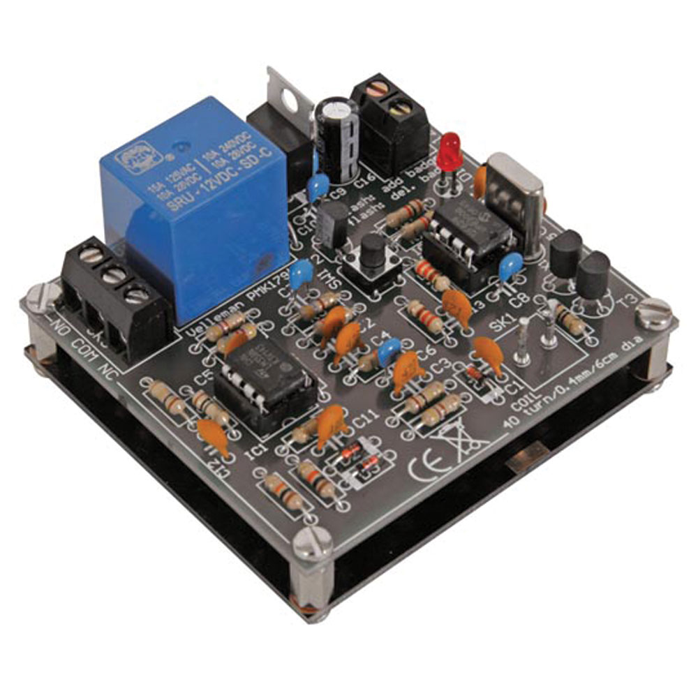 Velleman RFID Proximity Card Reader Module - Stores up to 25 Tags 64-bit Coded by Whadda