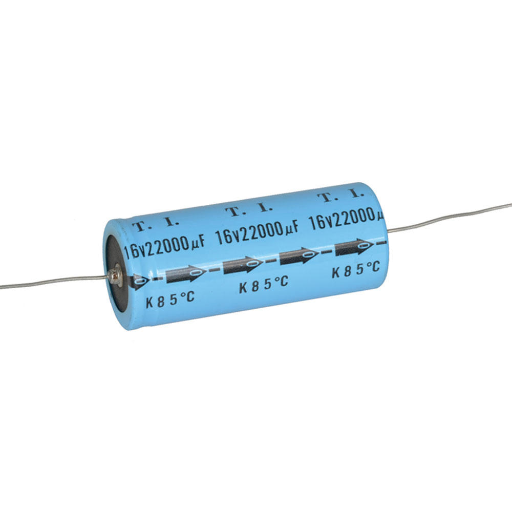 22000&micro;F 16V Electrolytic Axial Capacitor