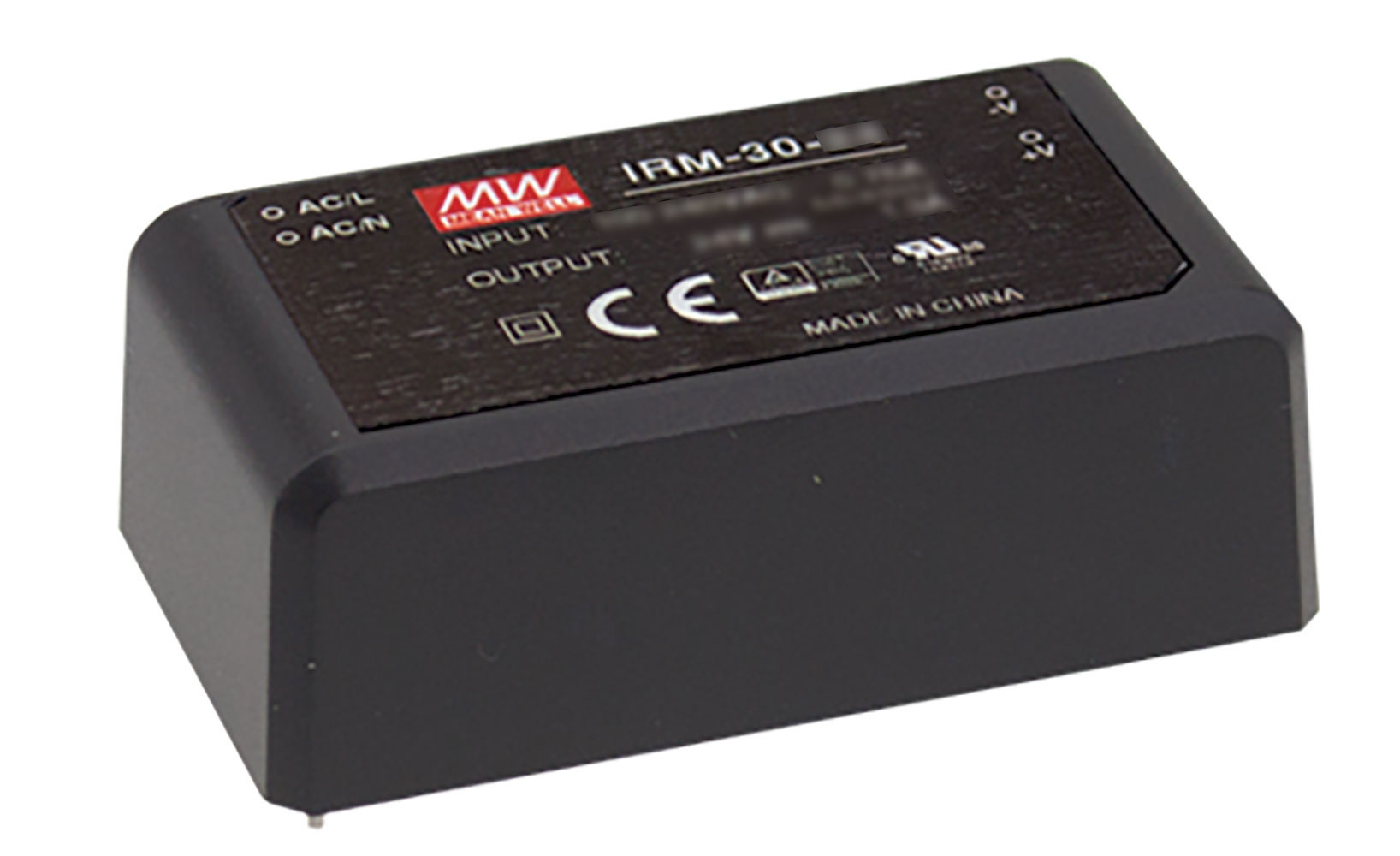 Miniature AC-DC Module type Power Supply 15 Volts 2 Amps 30 Watts 4-Pin PC Mount