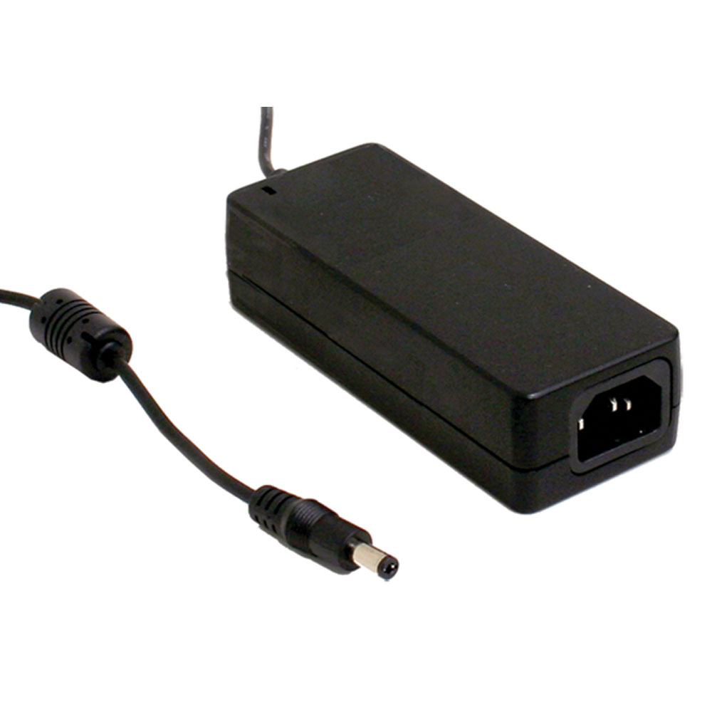 24 Volt 1670mA 40 Watt 3-Wire Regulated Switching Desktop Power Adapter 2.1mm Plug Level VI