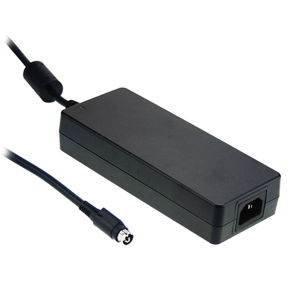 160W 20V 8A 3-Wire AC-DC High Reliability Industrial Desktop Power Adapter DIN4 Plug Level VI