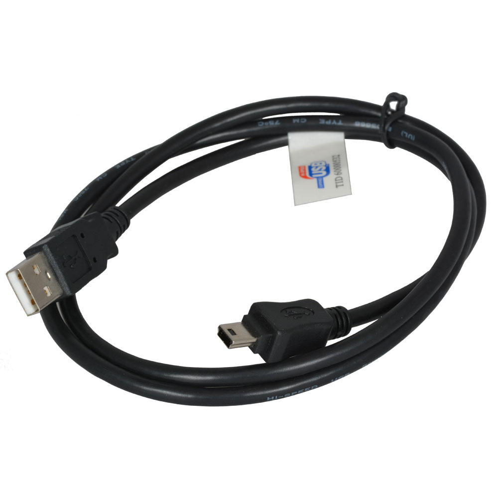 3 Foot Male USB-A to 5-Pin Mini-B USB 2.0 Cable