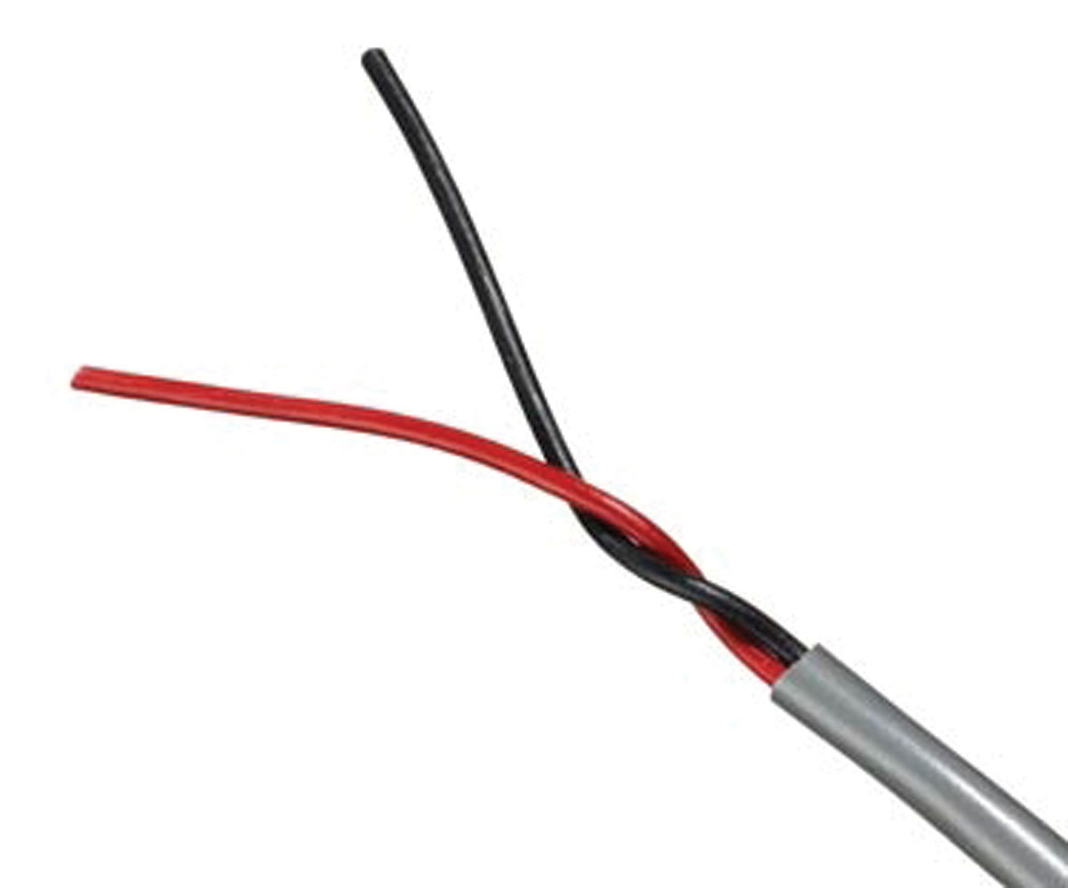 25' 2-Conductor 22 AWG Unshielded Stranded Cable