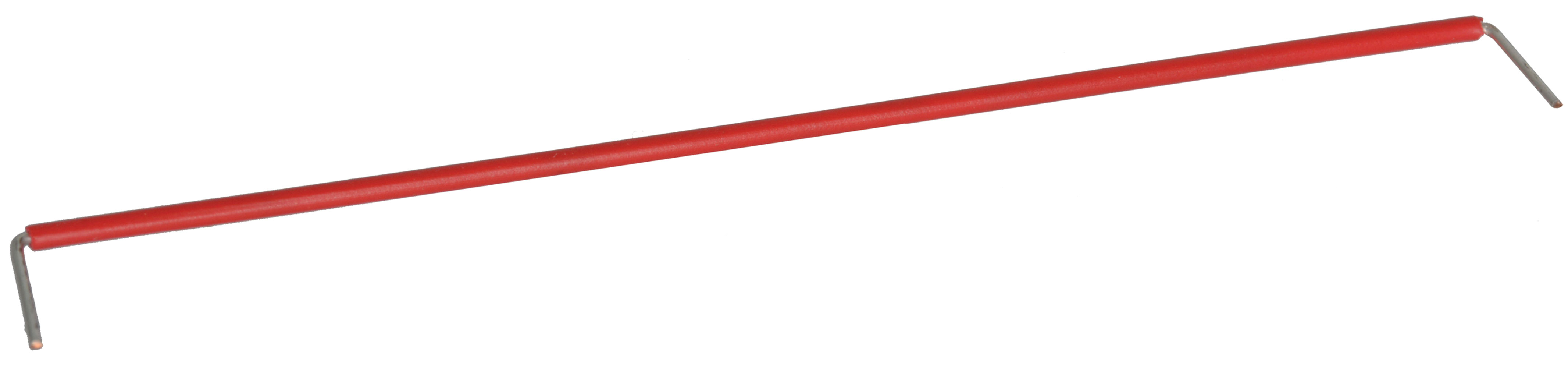 3" Red Pre-Formed 22AWG Jumper Wires