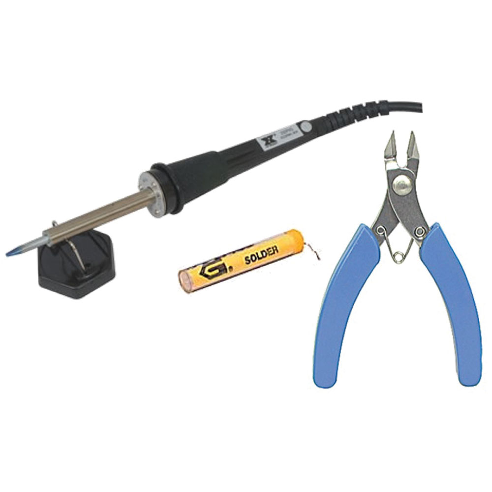 40 Watt Solder Iron and Flush Cutter Bundle