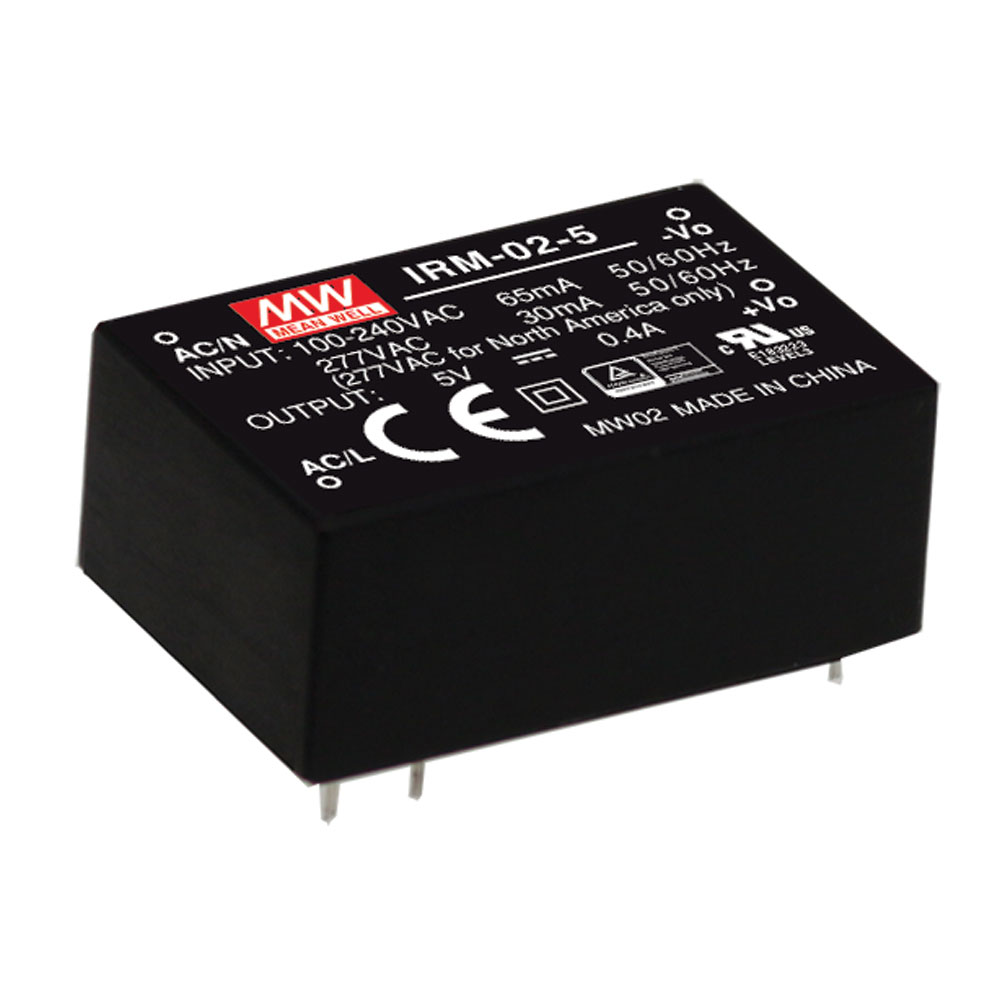 AC to DC Switching Encapsulated Power Supply PCB Mount 12 Volts 0.167 Amps 2 Watt