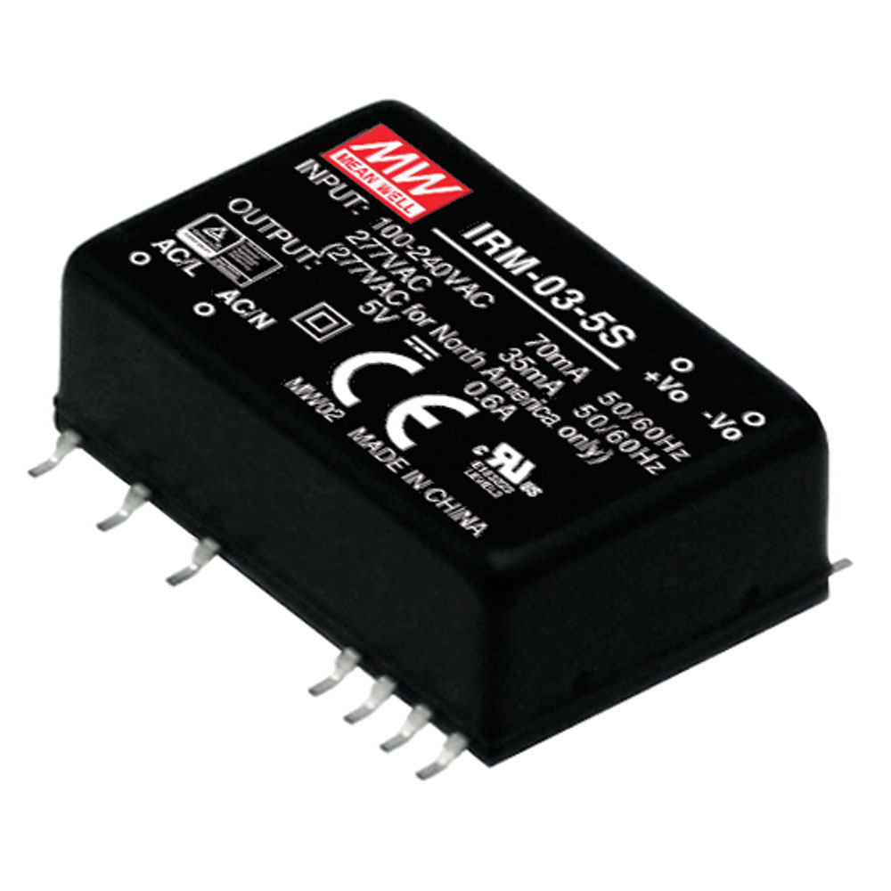 AC to DC Switching Encapsulated Power Supply Surface Mount 12 Volts 0.25 Amps 3 Watt