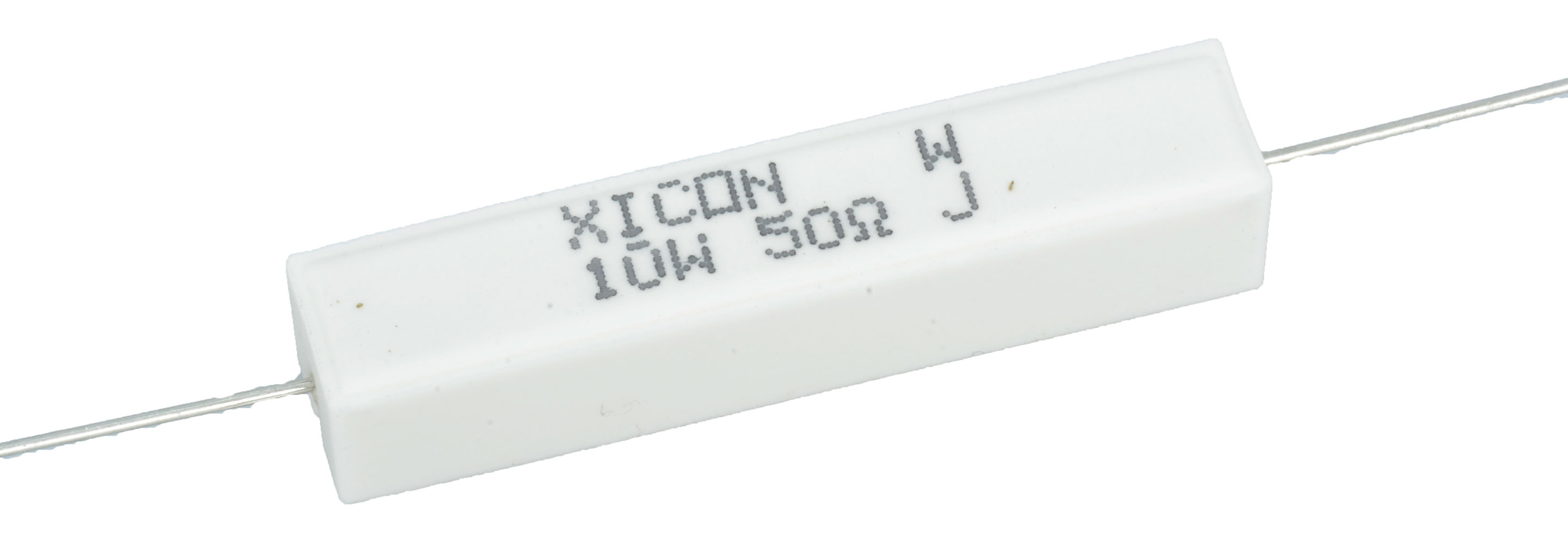 50 Ohm 10W Wirewound Cement Filled Ceramic Power Resistor