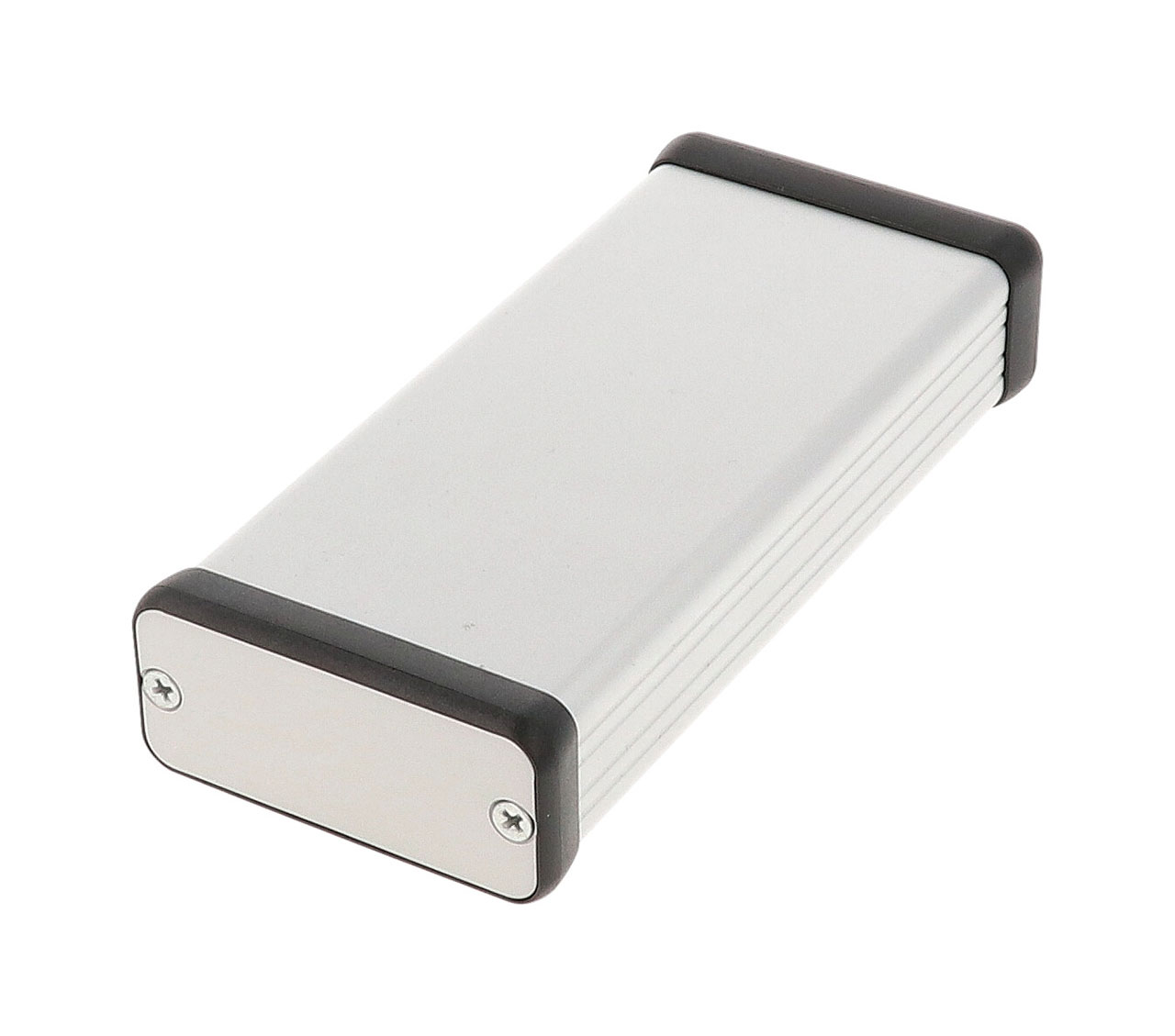 Extruded Aluminum Enclosure with Metal End Panels 120x54x23mm