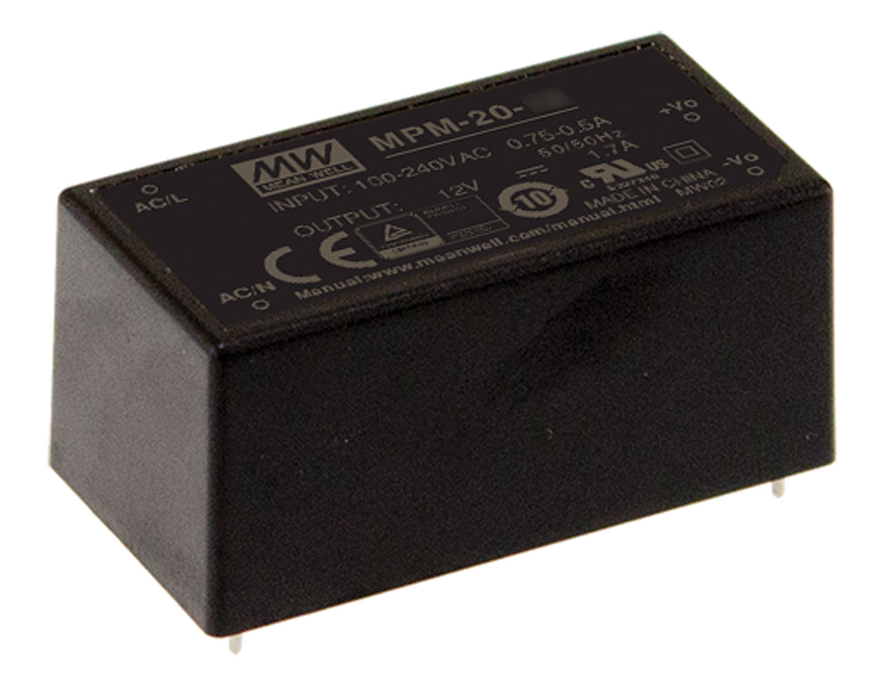 5V 4A 20W 2xMOPP Encapsulated Green Medical Power Supply