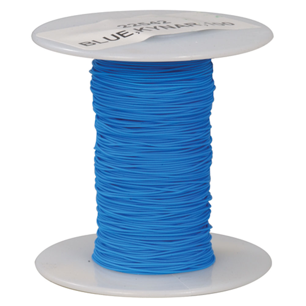 Wire Wrap Kynar Blue 100 Feet 30AWG (100 Foot Rolls)