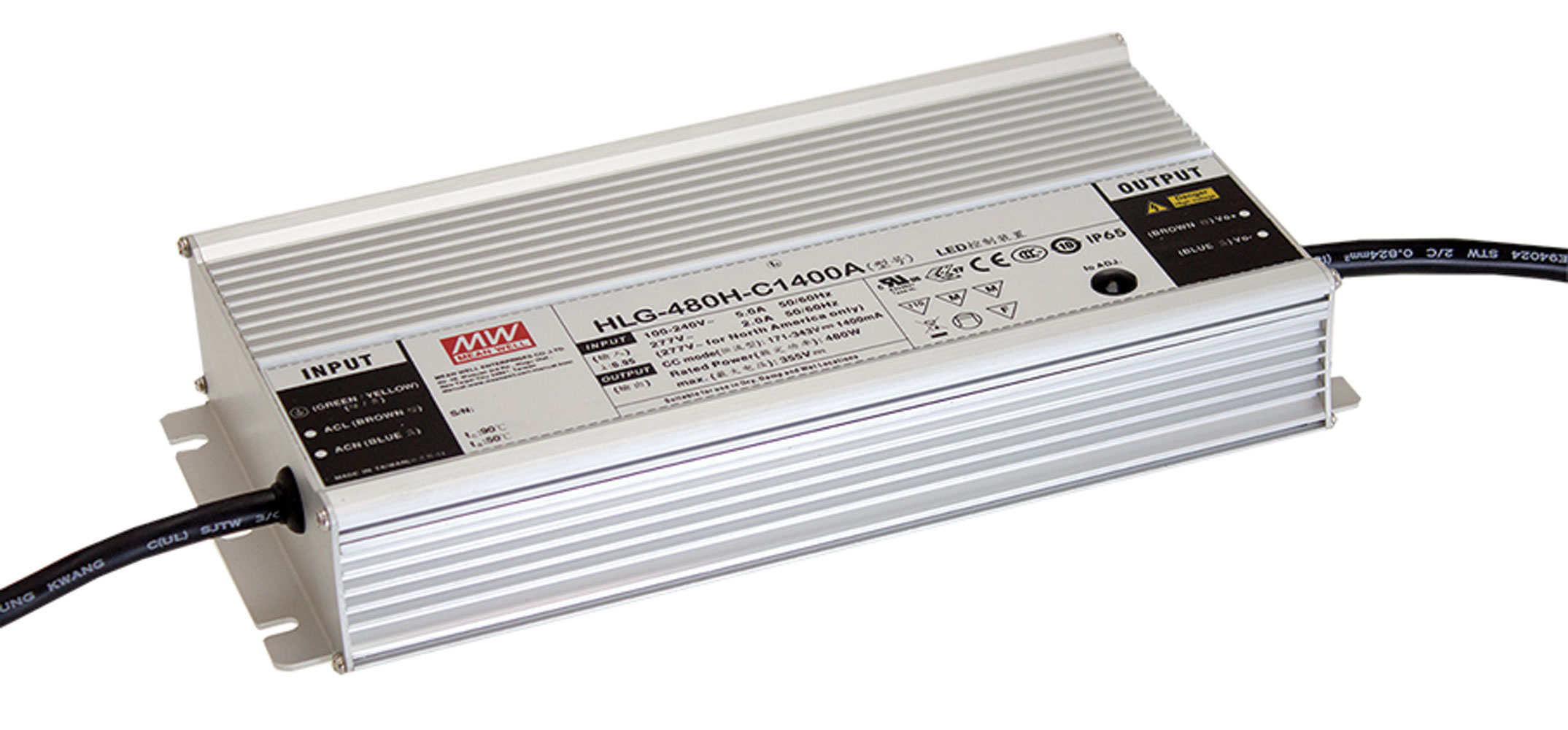 2.8A 85-171V 479W Constant Current Mode Enclosed Switching LED Driver Driver Model A