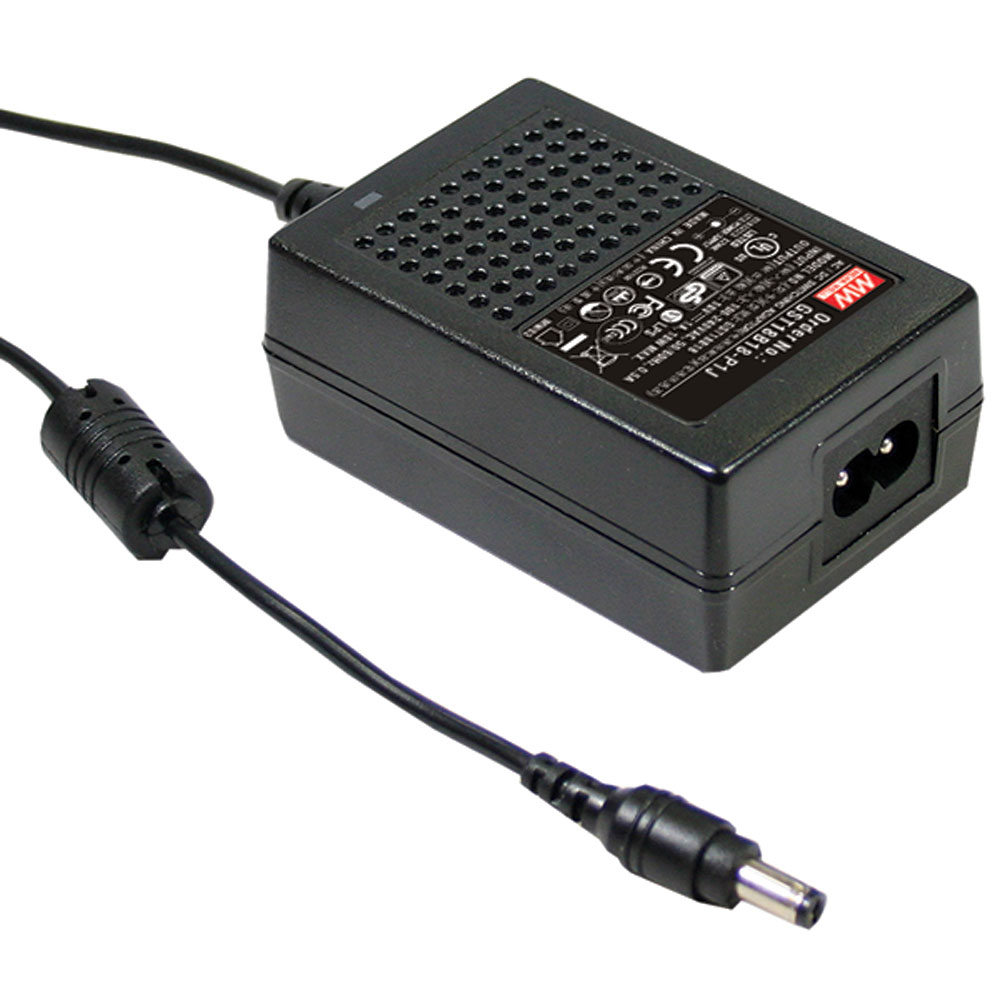 5V 3A 15W 2-Wire AC-DC High Reliability Industrial Desktop Power Adapter 2.1mm Plug Level VI