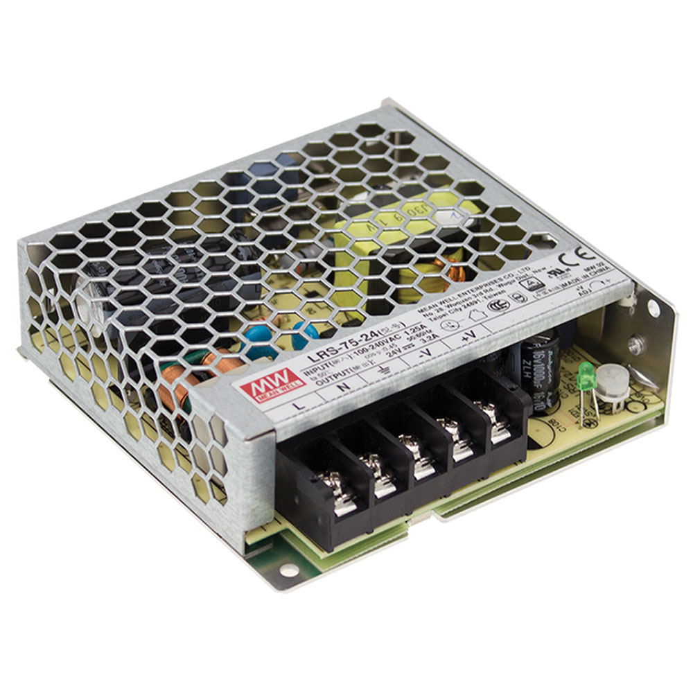 75W 15V 5A Single Output Enclosed Switching Power Supply