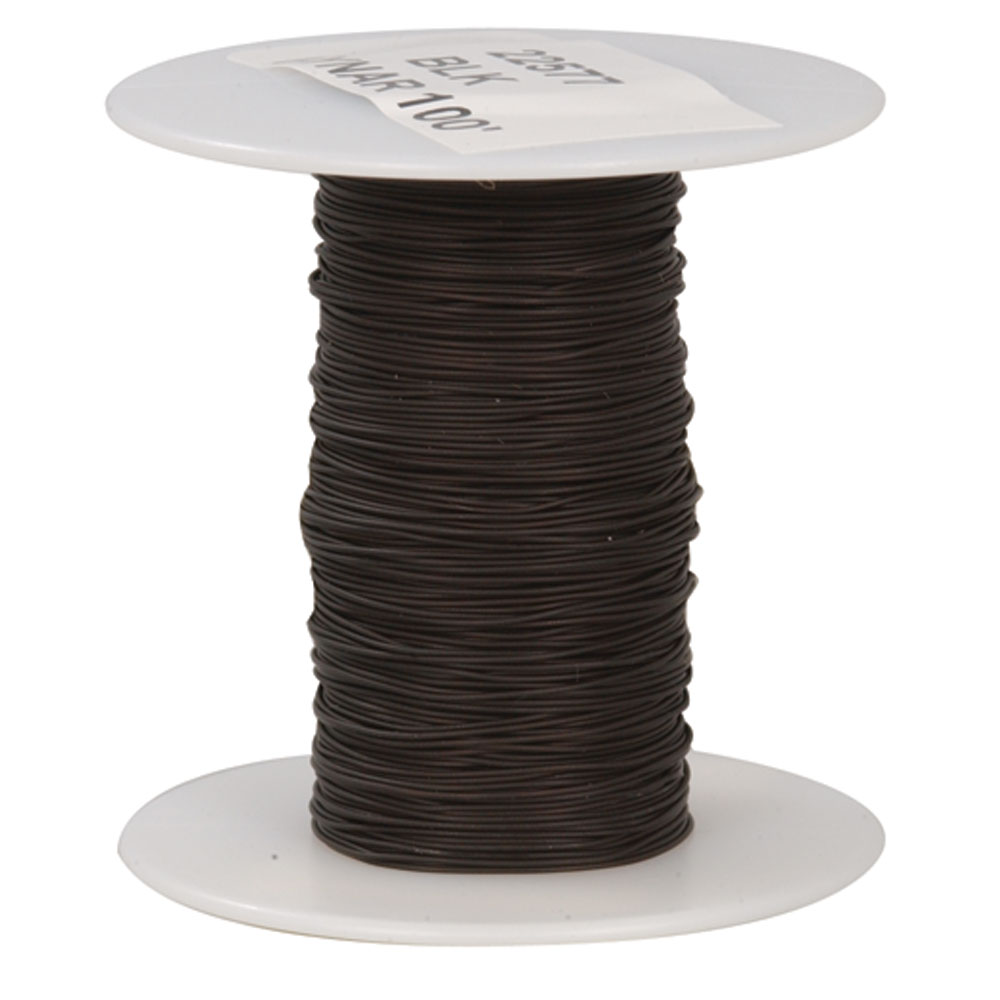 Wire Wrap Kynar Black 100 Feet 30AWG (100 Foot Rolls)