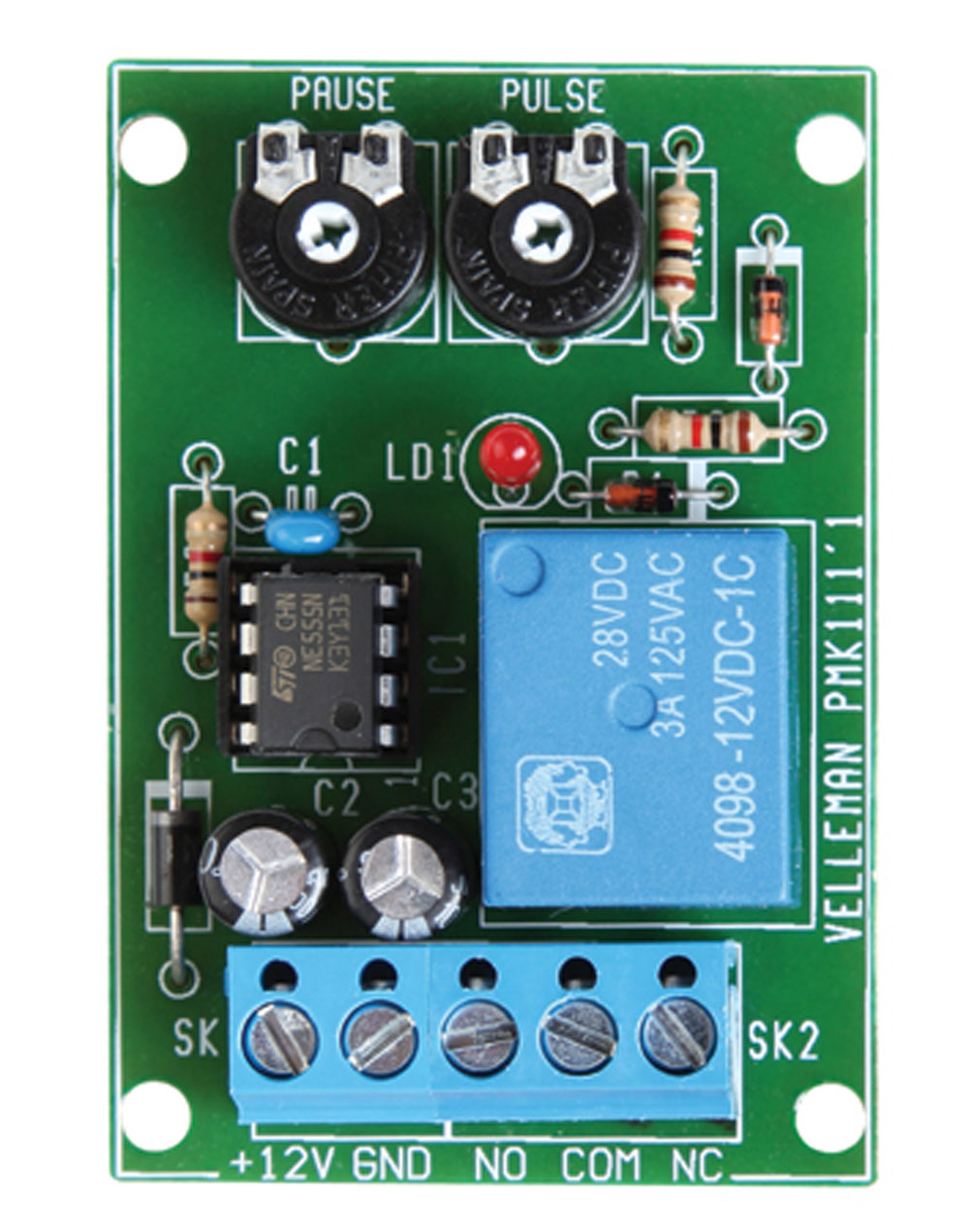 Velleman Adjustable Interval Timer Kit by Whadda