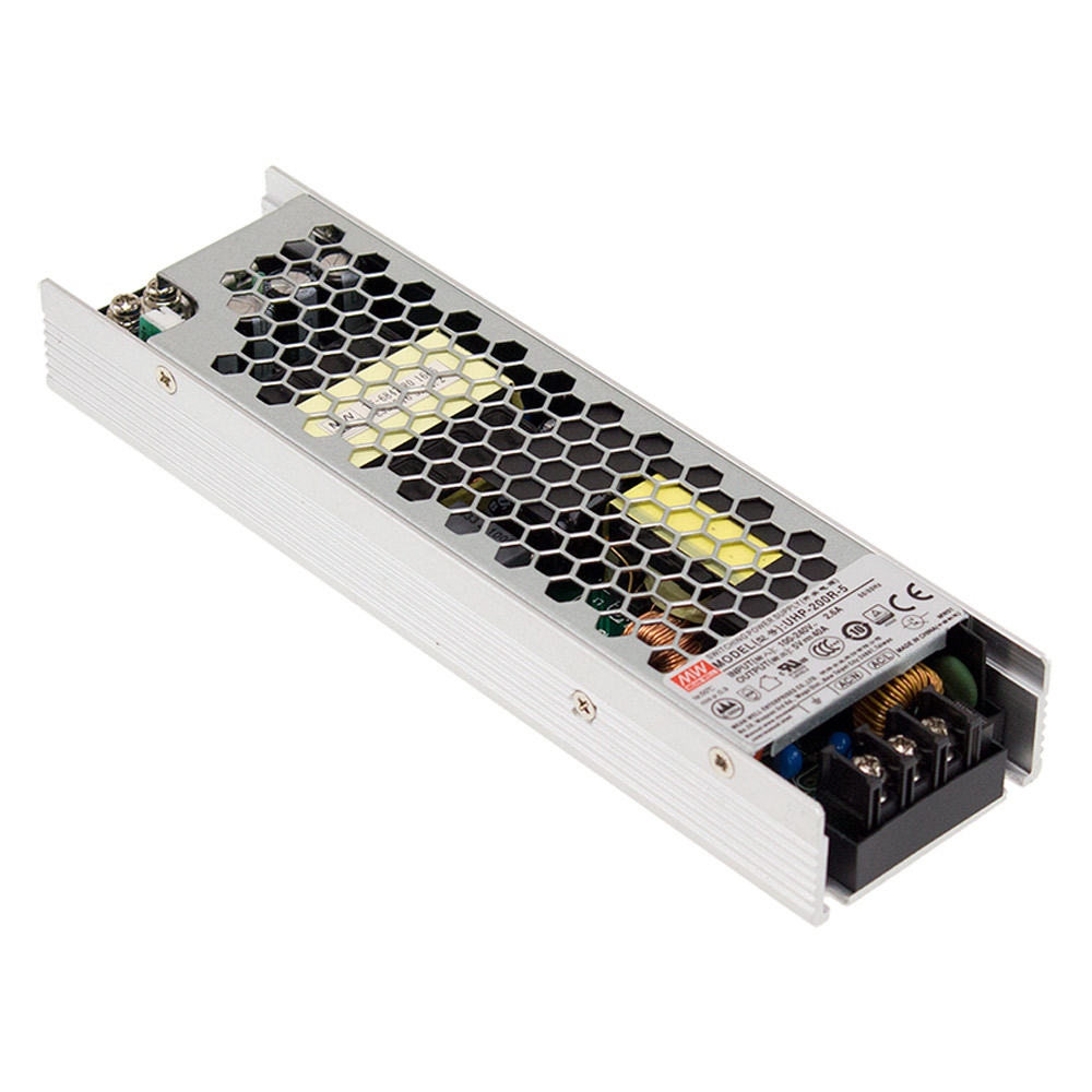 5V 40A 200W Slim Enclosed Switching Power Supply with PFC