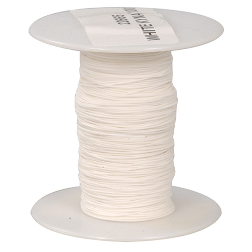 Wire Wrap Kynar White 100 Feet 30AWG (100 Foot Roll)