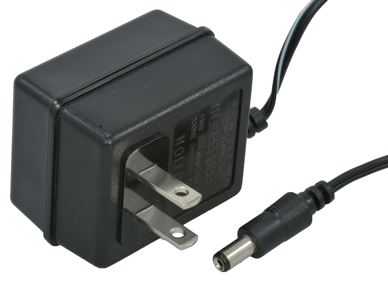 Unregulated AC to DC Wall Transformer 300mA 6VDC