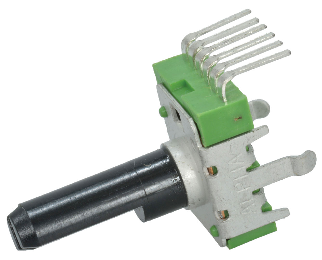 1M Ohm 50mW 20% 0.625" Long "D" Shaft 11mm Dual Audio Taper Potentiometer