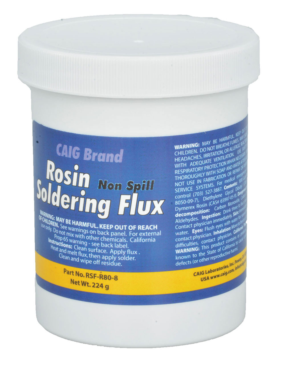 CAIG Rosin Flux Soldering Paste 0.8oz Jar