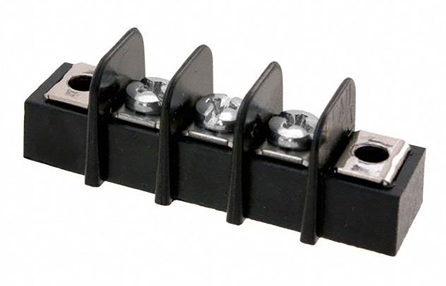 Barrier Terminal Block 3 Position Closed Bottom 9.53mm Pitch