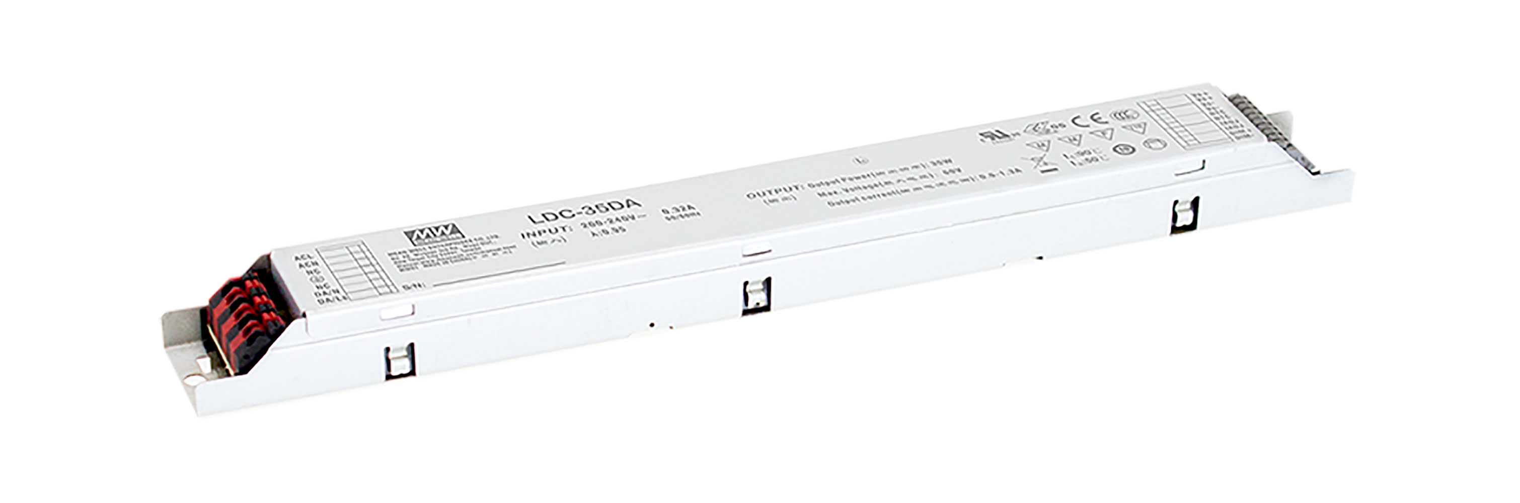 35W Push Dimming Constant Power MODE DALI Linear LED Driver