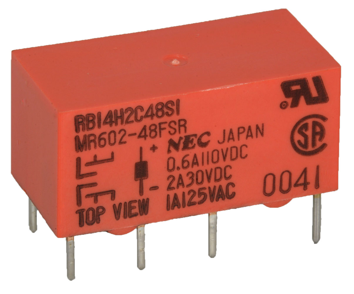 DPDT 48VDC 2A Relay PC Mount