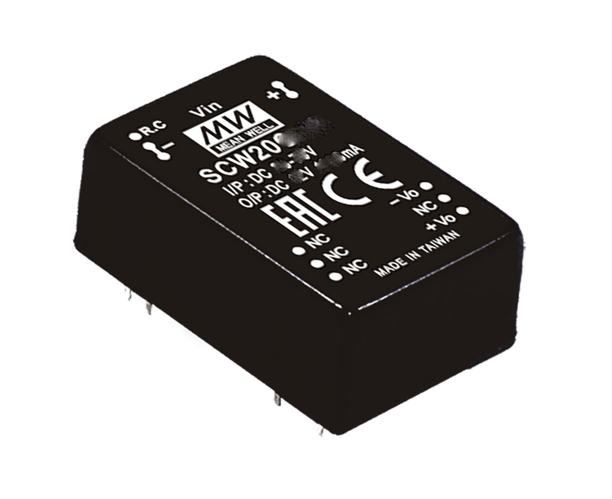 20W DC-DC Regulated Converter DIP Package 12V Nominal Input 15V 1333mA Output