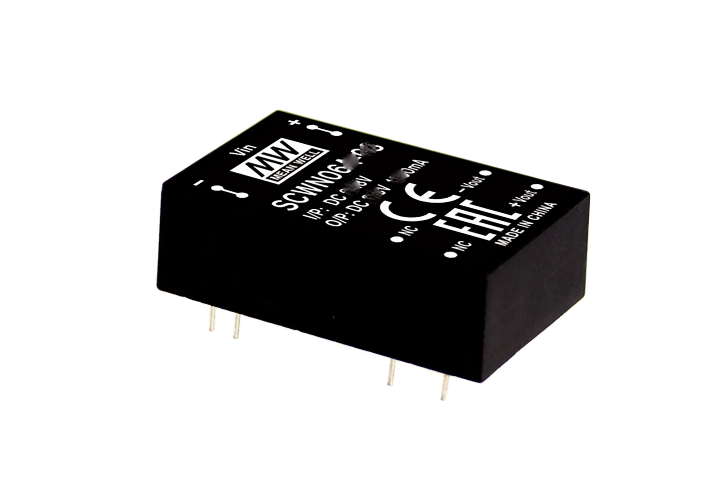 6W DC-DC Regulated Converter DIP Package 48V Nominal Input 5V 1A Output