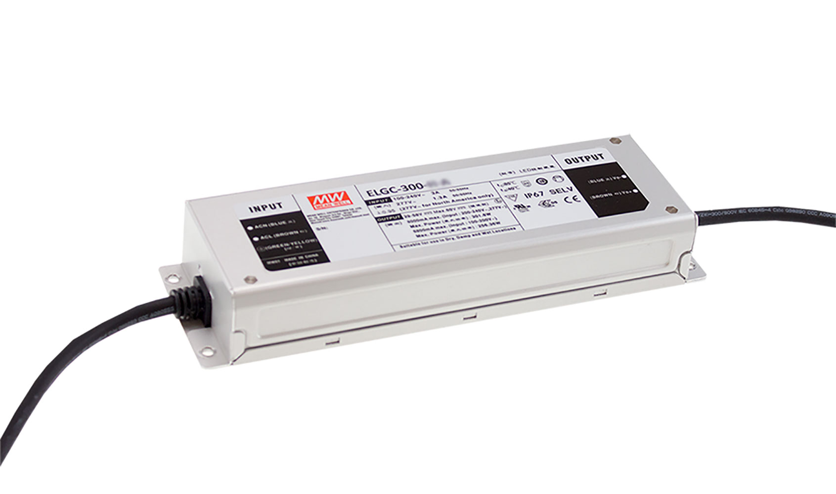 300W 3 in 1 Dimming Constant Power Mode LED Driver Output Adjustable by Built-in Potentiometer 5600mA PFC
