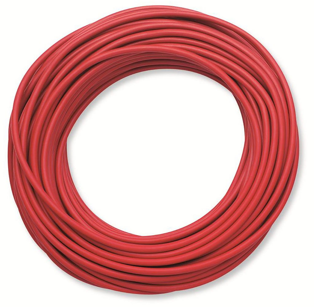 Test Lead Wire with Red Silicone Insulation 18AWG 10kVDC 20A 50 Feet