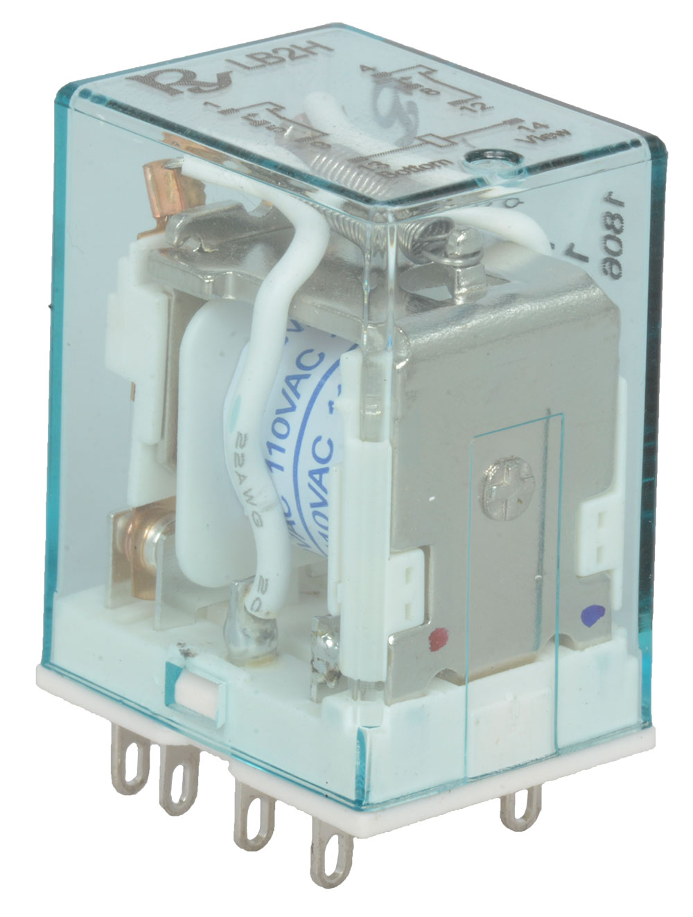 110 Volt AC DPDT High Performance Power Relay 240VAC/30VDC 10A Contact