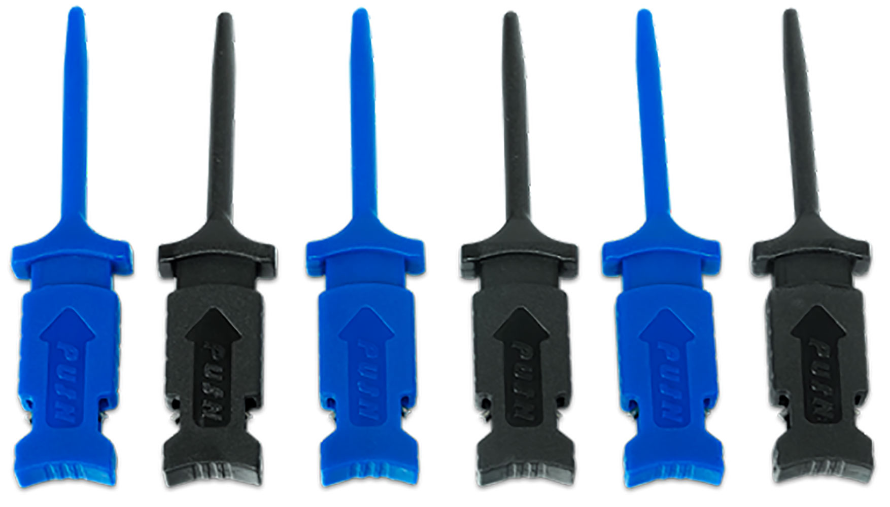 Mini Grabber Test Clips (6-pack) for use with Instrumentation Flywires