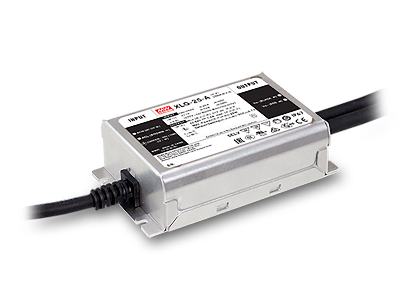25W Constant Power Mode LED Driver 700mA 22V-54V - Current Adjustable with Built-in Potentiometer