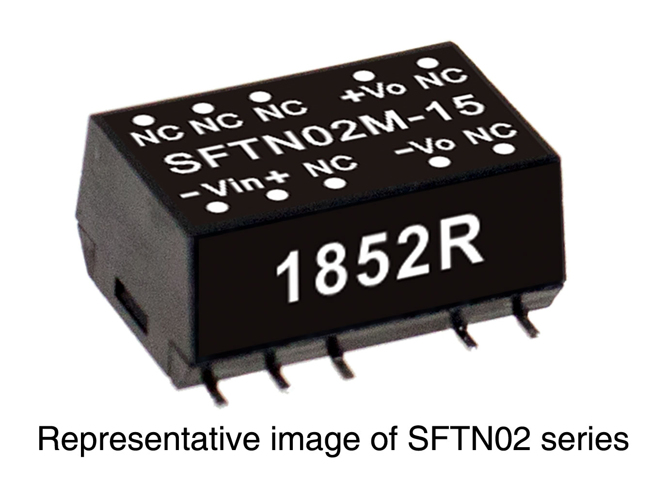 2W 5V 40-400mA Isolated Regulated DC-DC Converter 12Vin SMD Package