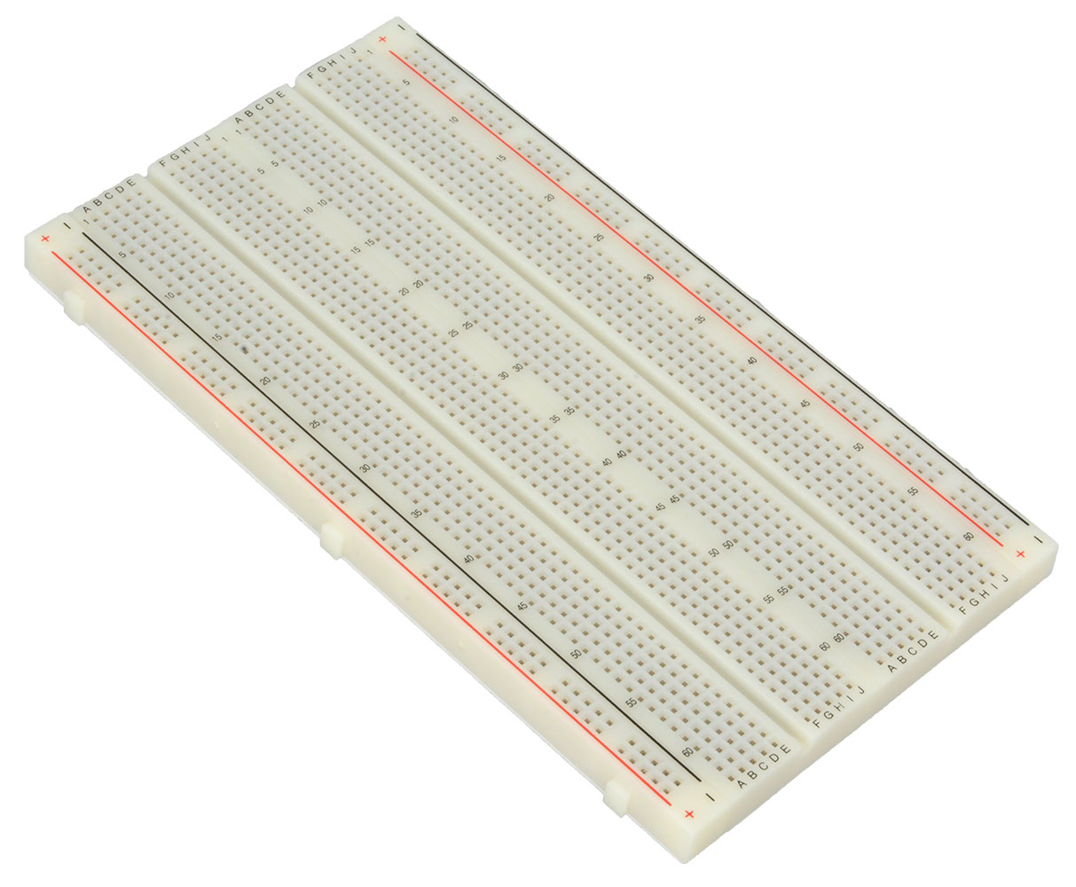 1460 Point Solderless Plug-in Breadboard with 4 Power Rails
