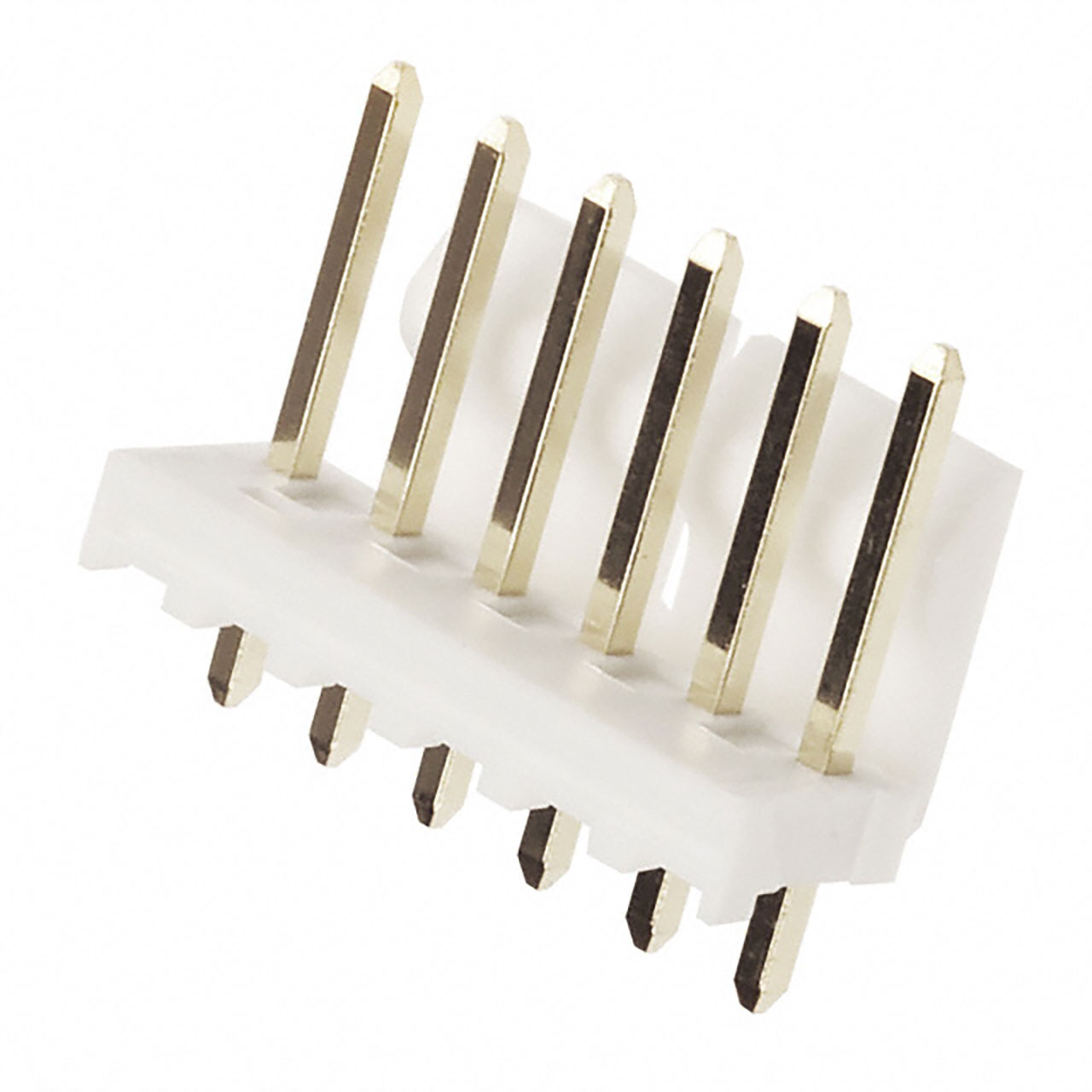 KK-Series Connector Vertical Male Header Through Hole 6 position 0.156" (3.96mm)